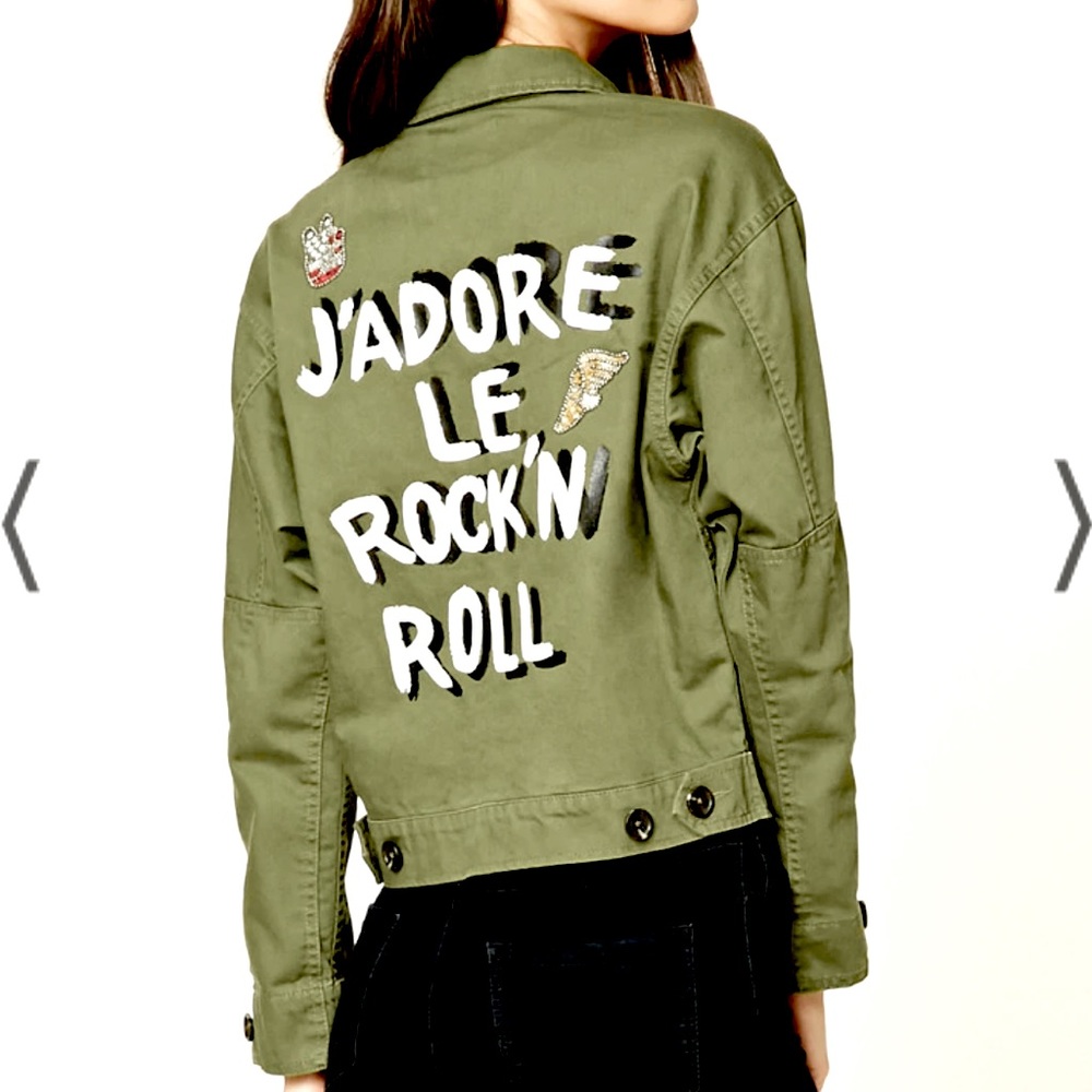 FOREVER 21 | J’adore Le Rock’n Roll Military Jacket